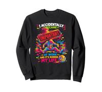 Accidentally Important At Work Burnout Office Humor Sweatshirt
