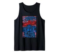 Accidentally Important At Work Burnout Office Humor Tank Top