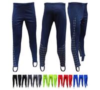 Acclaim Athens Mens Hiking Reflective Print Keep Fit Stirrup Tight Fitness Training Legging (Navy Blue, Medium)