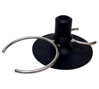 Acclaim Bowlers Bowling Walking Stick Green Protector with Bowls & Jack Lifter Base in an Optional 18mm and 22mm Diameter Push On Style (18 mm Diameter)