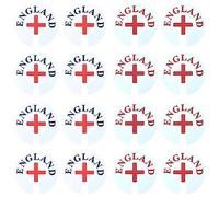 Acclaim Jumbo 6 cm 2 x England Red 2 x England Black Red Lawn Bowls Identification Stickers Markers 4 Full Sets of 4 Self Adhesive