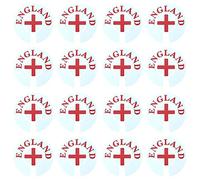 Acclaim Jumbo 6 cm England White Red Lawn Bowls Identification Stickers Markers 4 Full Sets Of 4 Self Adhesive