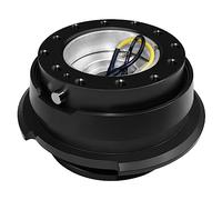 Acclcors Steering Wheel Quick Release Universal 6-Hole Snap Off Boss Kit for Racing/Rally/Motorsport (Gen 2.5-Black)