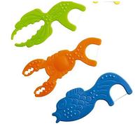 ACCLEAN Childrens Sea Creatures Fun Flossers ~ Kids Set of 3 FLOSSERS