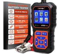 Acclope BT60 PRO Battery Tester 100-3000CCA 6V 12V 24V Automotive Digital Battery Load Analyzer with Cloud Printing >99.8% Precision Charging Cranking System Alternator for AGM GEL Lithium Lead-acid