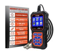 Acclope BT60 PRO Battery Tester 100-3000CCA 6V 12V 24V Automotive Digital Battery Load Analyzer with Cloud Printing >99.8% Precision Charging Cranking System Alternator for AGM GEL Lithium Lead-acid