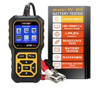 Acclope BT60 Pro Car Battery Tester, 100-3000 CCA, 6V/12V/24V Automotive Analyzer with Cloud Printing for AGM, Lithium, Gel Batteries, Charging and Cranking Test Alternator for Truck, Boat, RV, Marine