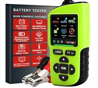 Acclope BT90 PRO 2-360Ah Battery Tester with Cloud Printing, 30-3800 CCA, 6V/12V/24V Digital Analyzer, SOH/SOC/Volt/Res/Cranking&Charging Test, Real-Time Ambient Temp, AGM/EFB/Gel/Li