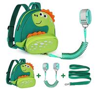 Accmor Toddler Backpack Leash, Cute Dinosaur Backpack with Anti-Lost Wrist Connection, Cute Mini Kids Backpack Wristband and Protective Leashes for Boys and Girls Age