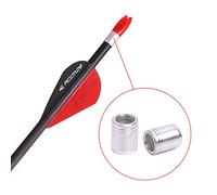 ACCMOS 24pc Explosion-proof Ring Arrow Collar Arrow Shaft Protecter Ring Fit for ID 5.2 mm OD 6.7 mm Arrow Shaft DIY Ring (24pc, 6.7mm)