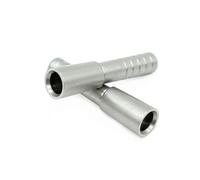 ACCMOS 50 grain Stainless Steel Arrow Insert Fit ID 5.2 mm OD 6.3/6.5/6.8/7.1 mm Carbon Arrows Shaft for Hunting Arrow Accessory 12/24/50pc (OD 6.8mm, 24pc)