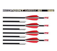 ACCMOS Archery Arrow ID 3.2 mm 40T High Carbon Arrows 0.001 Straightness Spine 850 Archery for Recurve Bow Compound Bow Shooting 12 pcs (Spine 850, 12pc)