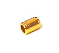 ACCMOS Explosion-proof Ring Arrow Collar, for ID 4.2 mm OD 5.4mm 5.5mm 5.6mm 5.7mm 5.8mm 5.9mm 6.0mm 6.1mm Arrow Shaft Ring Rear-end Ring, Bow Accessories 50 pcs (OD 5.7mm, gold)