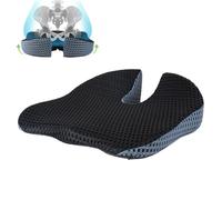 Accmuzzy Car Seat Cushion for Driving,Memory Foam Ergonomic Coccyx Cushion for Tailbone Pain,Sciatica Pain Relief & Hemorrhoid,High Grip Non-Slip Seat Pads for Office&Desk Chair,Gaming,Wheelchair