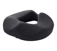 Accmuzzy Donut Cushion,Doughnut Sciatica Hemorrhoid Orthopedic Coccyx Cushion for Pressure Relief,Tailbone Pain,Memory Foam Ring Seat Cushions for Car,Office Chair,Wheelchair,Elderly (Dark Grey)