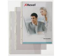 ACCO - GBC Deutschland 226784 Document Sleeves with Flap Standard Perforation A4 PVC File Lightly Grained 0.12 mm