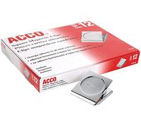 ACCO Square Magnetic Clip, 1 3/4-Inch Size, Medium, 12 Per Pack (A7072132)