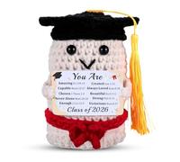 ACCOLIAMBER Graduation Gift for Her Him Positive Graduation Crochet Handmade College Graduation Gifts for Adult Women Men 2026 Senior Night Gifts Graduation Gift