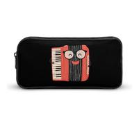 Accordeon Cute Pencil Case Large Capacity Makeup Pouch Portable Pencil Bag with Zippered