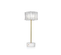 Accordéon Portable Lamp Transparent/White