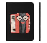 Accordeon Printed Tablet Case with Pencil Holder Unisex Slim TPU Protective Cover Compatible with iPad 2020/Pro 2020/Pro 2021/Air4/Air5