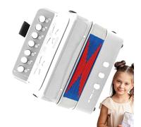 Accordian Musical Instruments | Button Toy Instrument for Kids - Portable 7 Keys Button Small Accordion for Beginners, Boys And Girls Age 3+, Birthday