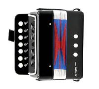 Accordian tiny Musical Instruments - Toy Squeeze Box, Small Concertina Toy | Musical Instrument For Children, Portable 7 Keys Educational Music Toy For Children Kids Birthday Gift