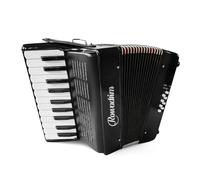 Accordion - 22 Key 8 Bass, Professional & Beginner Keyboard Accordion with Adjustable Strap & Backpack, Durable Design (black)