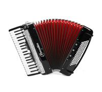 Accordion 37 Key 96 Bass Beginner Advanced Practice Performance (Black)