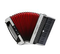 Accordion 37 Key 96 Bass Beginner Advanced Practice Performance (White)