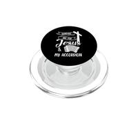 Accordion Apparel - Awesome Jesus Lovers Design PopSockets PopGrip for MagSafe