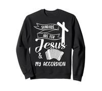 Accordion Apparel - Awesome Jesus Lovers Design Sweatshirt