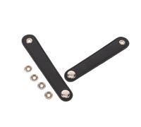 Accordion Bellows Closing Straps 4 Buckle Black Pu Leather | Dual Layer Build, Universal Fit, Portable Accessory for Musicians, Easy Fastening Closure for Maintenance Use
