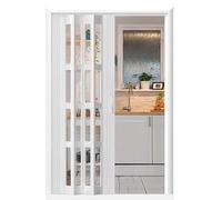 Accordion Closet Door - Folding Door for Home & Office Space Divider Adjustable Size 21.0 to 78.9 inches & Stylish Design Easy Installation