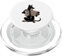 Accordion Dog Funny Polka Music Vibes PopSockets PopGrip for MagSafe