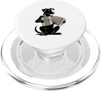 Accordion Dog Funny Polka Music Vibes PopSockets PopGrip for MagSafe