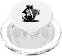 Accordion Dog Funny Polka Music Vibes PopSockets PopGrip for MagSafe