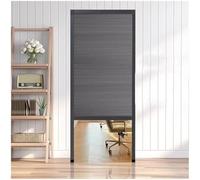 Accordion Door,Customizable Folding Door Pull Down - Aluminum Alloy & Non-Woven Fabric Sliding Retractable Soundproof Accordion Door for Doorway, Studio & Kitchen (B, WxH 52x80in)