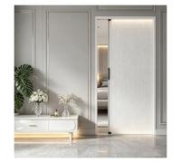 Accordion Door, Modern Barn Door Single Accordion Sliding No Drilling Closet Doors for Bedroom Study Room Kitchen(130x210cm/51.2x83in)