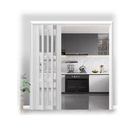 Accordion Door ，Modern Folding Closet Doors,No-Drill & Easy to Install, Custom Size，for Home Office Kitchen washroom(WxH 67x80in (170x203cm))