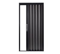 Accordion Door No Drill Folding Door Bedroom Interior Accordion Doors Custom Size Warp-Proof Aluminum & Lock System, Space-Saving Custom Size for Pantry/Kitchen(36x80in(91x203cm))