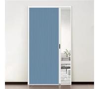 Accordion Door - No-Drilling Multifold Sliding Door, Blackout Thermal Insulated Privacy Folding Door, Custom Size 44x80in