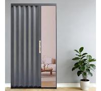 Accordion Door, Portable Privacy Panel Partition, Folding Door with Mount Hardware for Interior Use