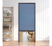 Accordion Door Pull Down Screen - Invisible Room Partition with Aluminum Frame, No Drilling Required, Folding Door for Interior Spaces