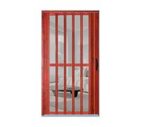 Accordion Door Wood Grain Concertina Folding Door Accordion Door No Drill Folding Door for Room Divider/Kitchen/Bathroom with Lock, No-Drill & Easy to Install(WxH 69x80in (175.5x203cm))