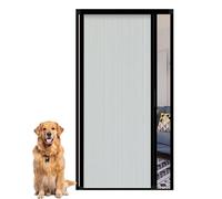 Accordion Doors for Doorway Heavy Duty, High 80in Concertina Doors/Waterproof Pleated Folding Door, Office Kitchen Hallways Temporary Room Divider(White,48X80IN(121.9X203CM))