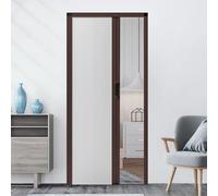 Accordion Doors for Interior, Invisible Sliding Door Kit, Customizable 95×200cm for Kitchens, Showers, and Wardrobes, Space-Saving Design