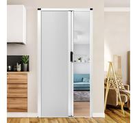 Accordion Doors for Interior, Invisible Sliding Door Kit, Customizable 95×200cm for Kitchens, Showers, and Wardrobes, Space-Saving Design