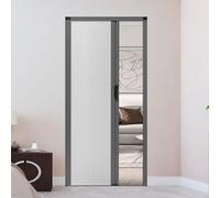 Accordion Doors for Interior, Invisible Sliding Door Kit, Customizable 95×200cm for Kitchens, Showers, and Wardrobes, Space-Saving Design