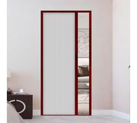 Accordion Doors for Interior, Invisible Sliding Door Kit, Customizable 95×200cm for Kitchens, Showers, and Wardrobes, Space-Saving Design